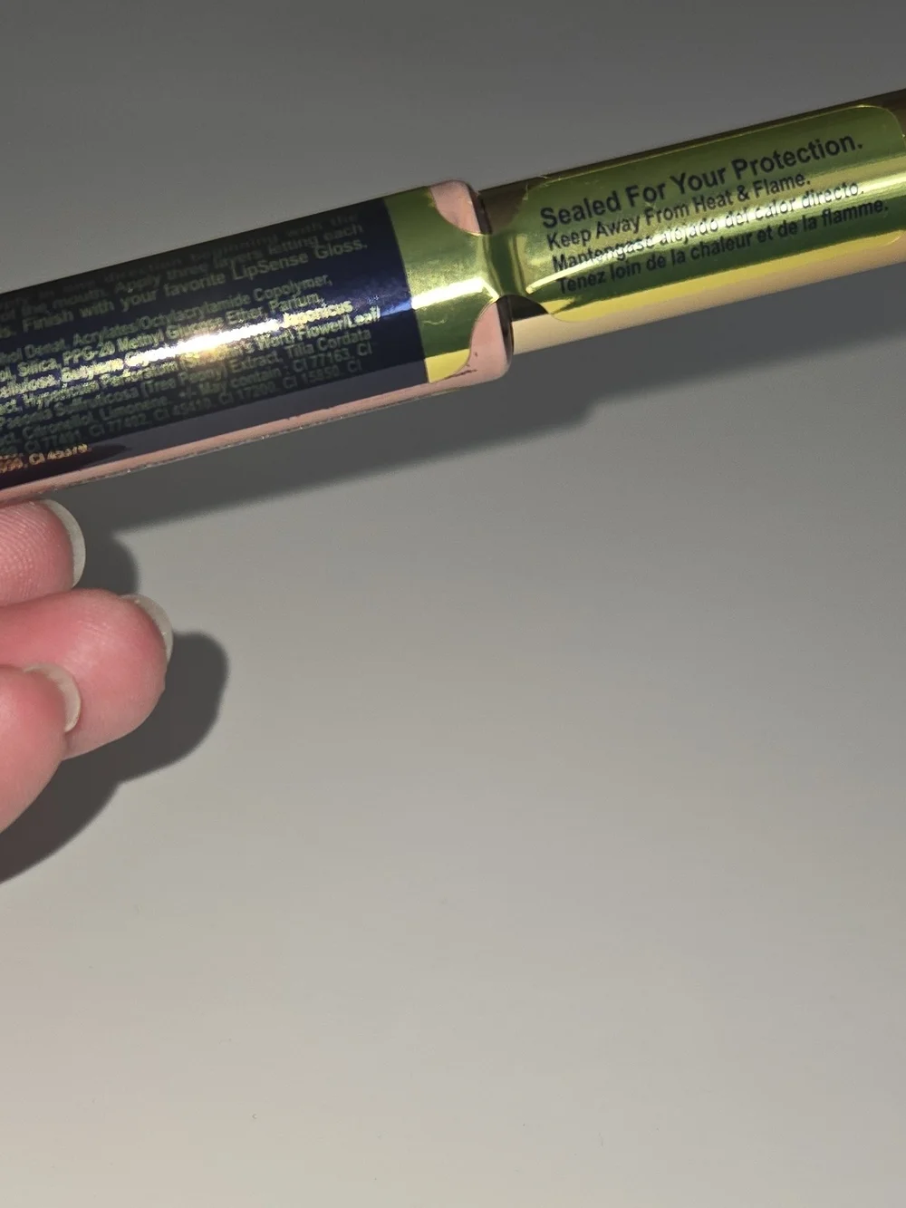 LipSense Bravo — Peach Coral Lipstick